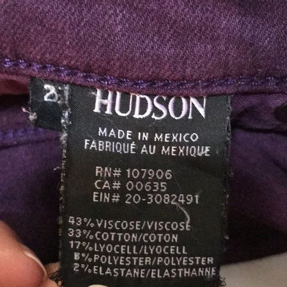 HUDSON Mulberry Nico Midrise Ankle Skinny Jeans - Picture 8 of 8